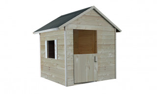 Cabane en bois pour enfants Lilas - 1,35 m² intérieur
