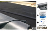 Kit membrane EPDM 457 x 700cm pour toits plats - Ep 1.14mm