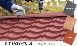 EASY-Tuile - panneaux – tuiles modulaires pour abri Aurely