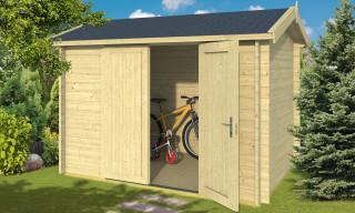 Abri à vélos Gaillac 34 mm - 5.66m² intérieur
