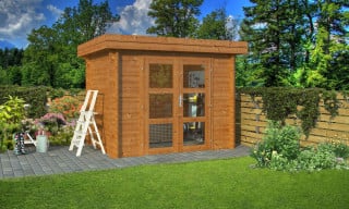 Abri de jardin en bois LILLE (34 mm), 4x5 m, 20 m²