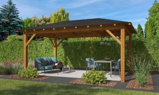 Pergola  Le Mans 15 - 19.25 m² non couvert