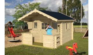 cabanes en bois enfant Kids 28mm - 4,5m² intérieur